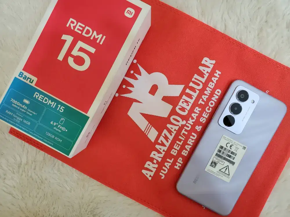 Xiaomi REDMI 15 8/128 BATERAI 7000 mah