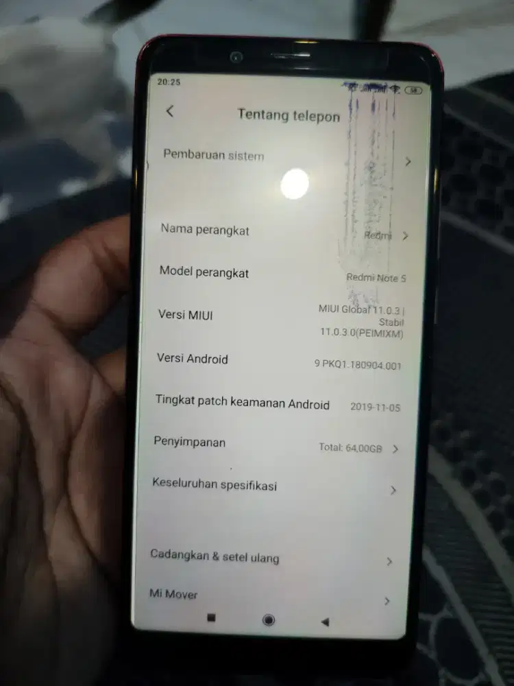Jual HP xiaomi note 5 ram 4/64 gb Murah