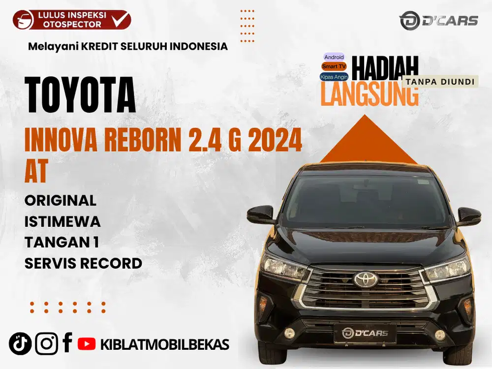TOYOTA INNOVA REBORN 2.4 G MATIC 2024