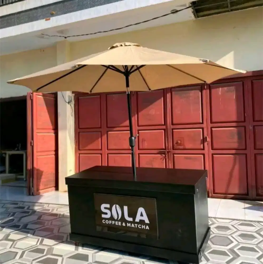 Gerobak portable jualan bisa dimodel koper