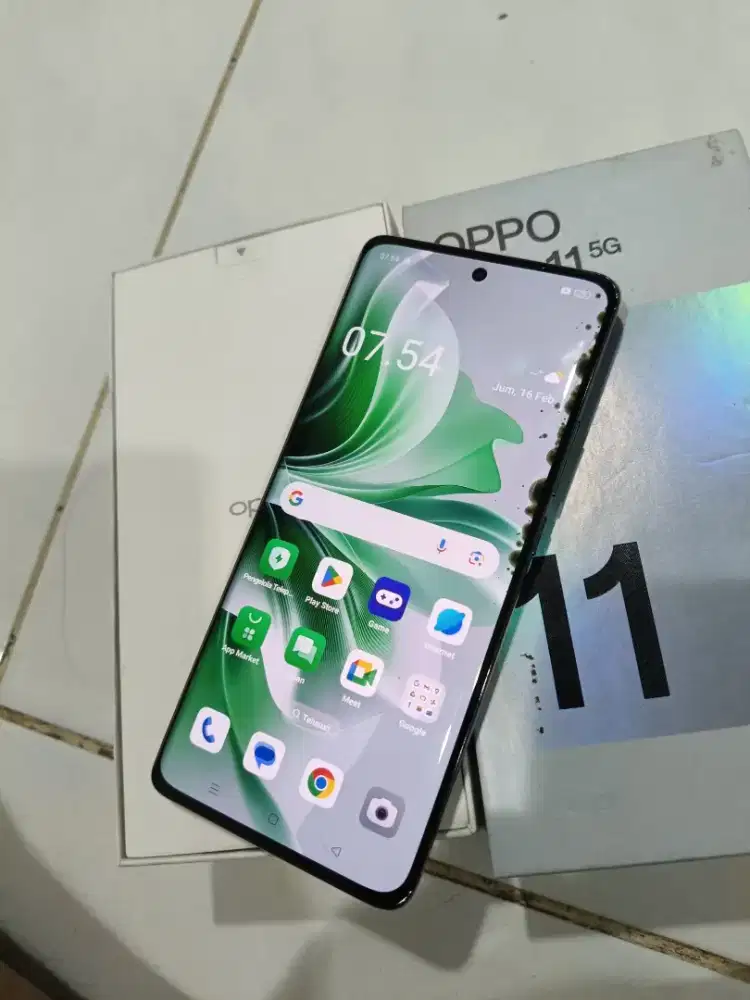Second Oppo Reno 11 5G 8/256gb ex resmi hp+dus mulus normal murah aja