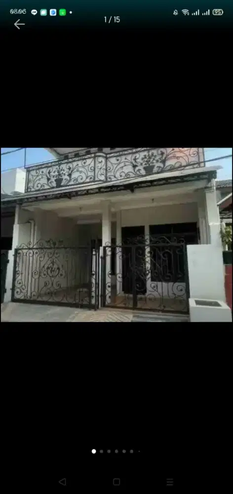 Disewa rumah rapi siap huni pejuang jaya dekat jalan utama