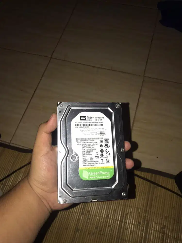WD Green 160GB Bekas