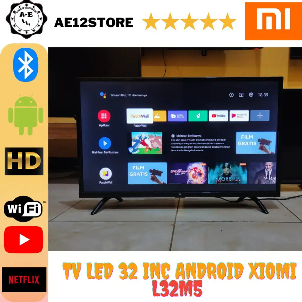 tv led android 32 inc xiomi second mulus