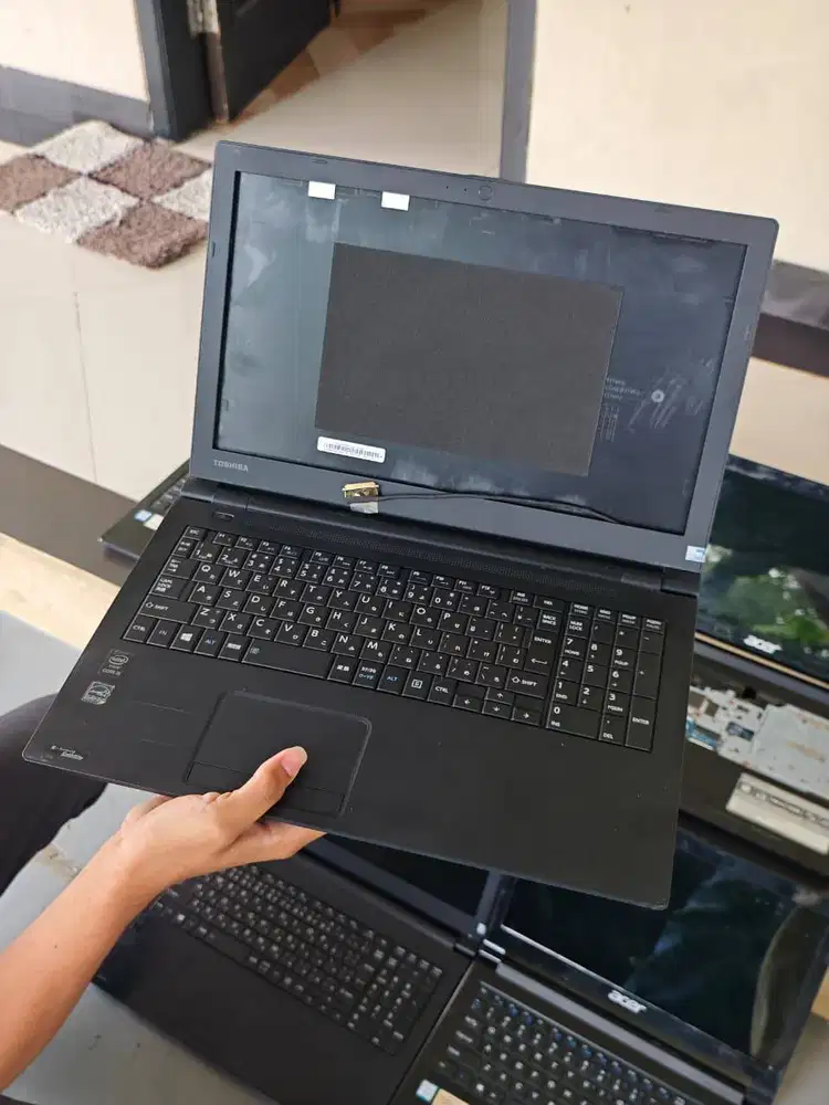 stok laptop rusak harga hemat buat kanibalan
