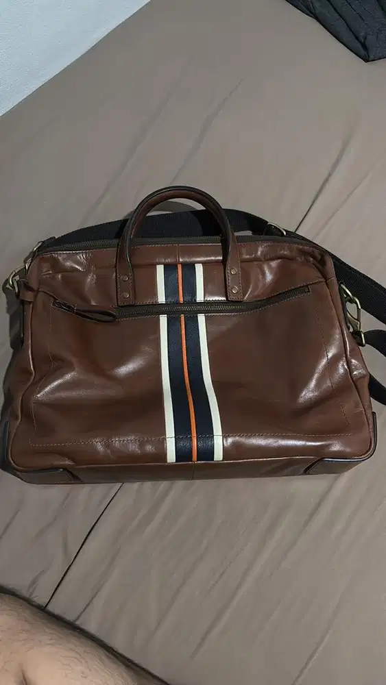 FOSSIL Messenger Bag - Coklat Klasik (Preloved)