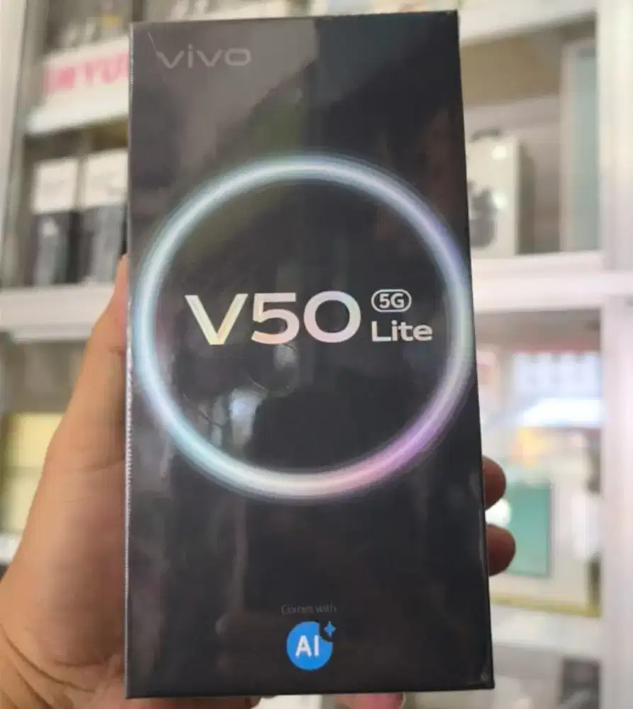 VIVO V50 Lite 5G 8GB+256GB Black BNIB Garansi Resmi Indonesia