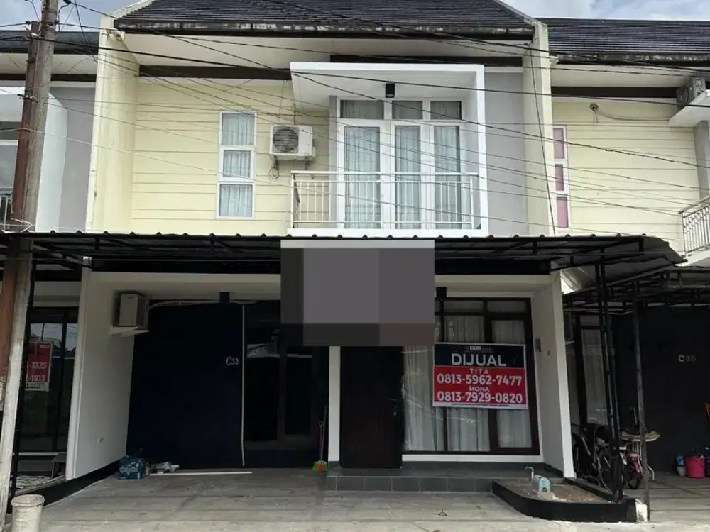 Dijual rumah 2 lantai full furnished Komplek Dmiro Residence Kenten Palembang