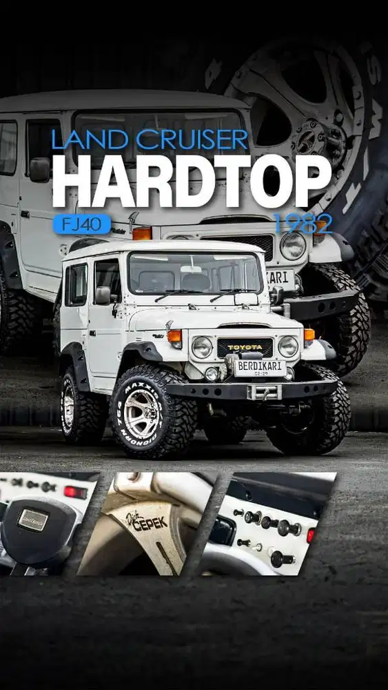 Toyota Land Cruiser Hardtop FJ40 Bensin 1982