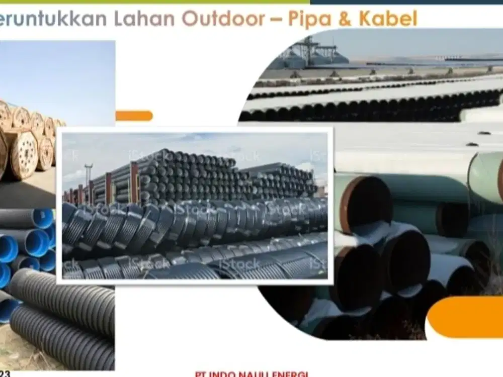 Gudang Logistik Outdoor, Kawasan Rest Area Tol Jakarta Cikampek