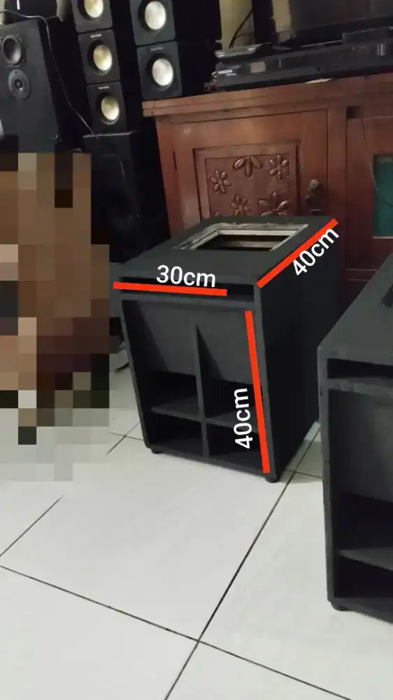 Box Subwoofer turbo 8inch tanpa speaker