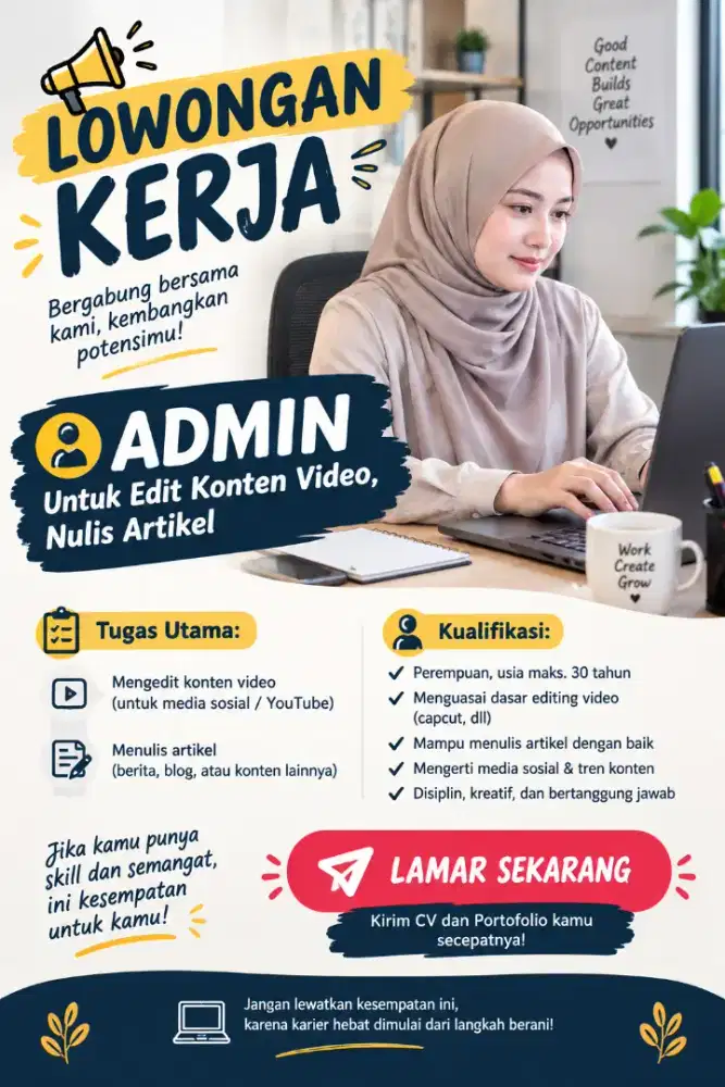 Lowongan kerja admin