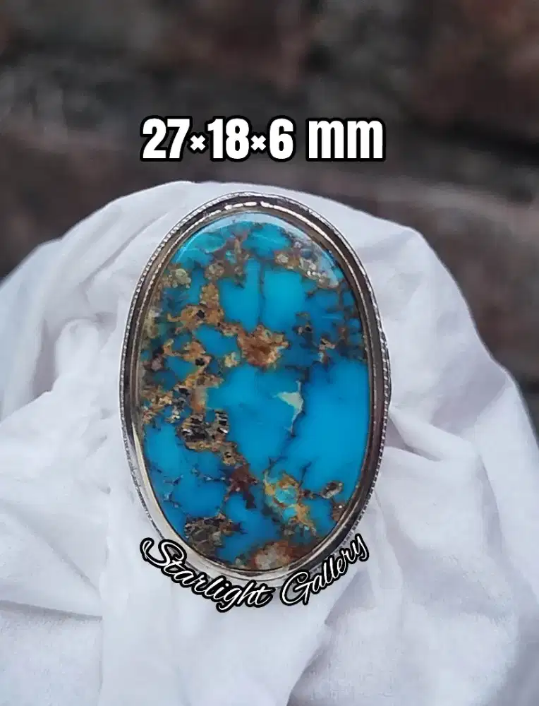 Natural Pirus Persia serat emas antik Jumbo