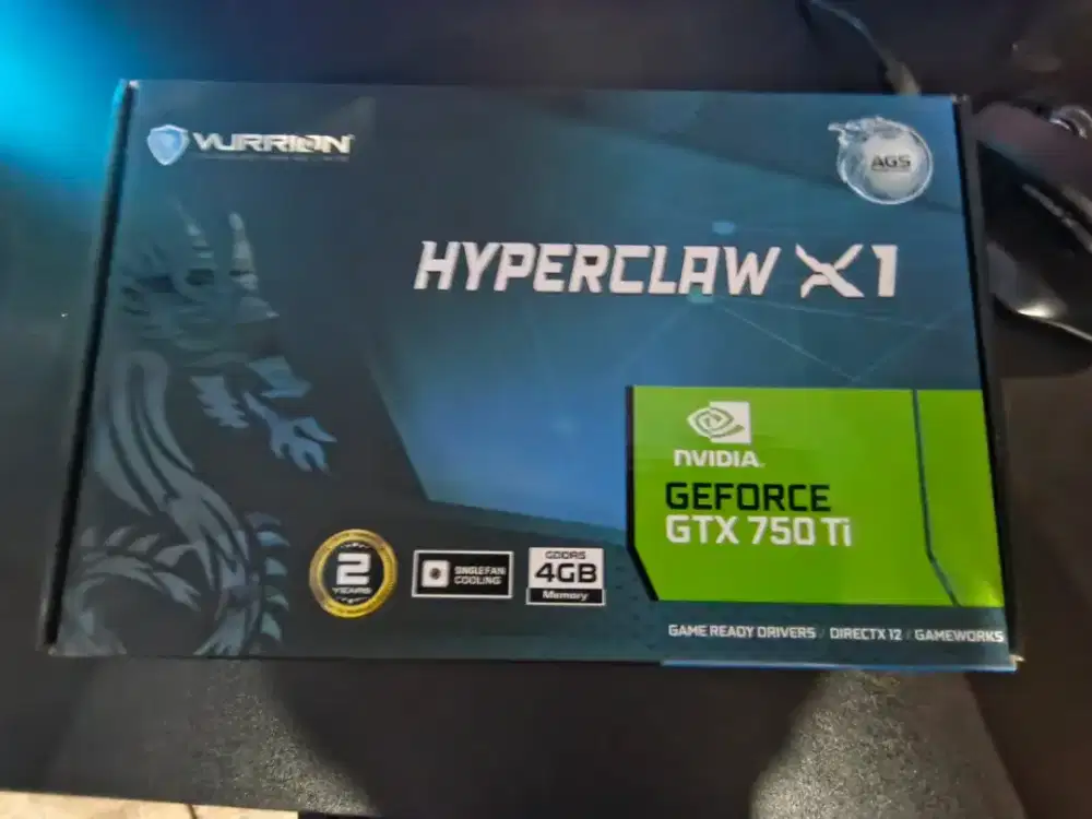 Dijual VGA GTX 750 TI ram 4gb masih garansi 2 tahun pemakaian 6 bulan