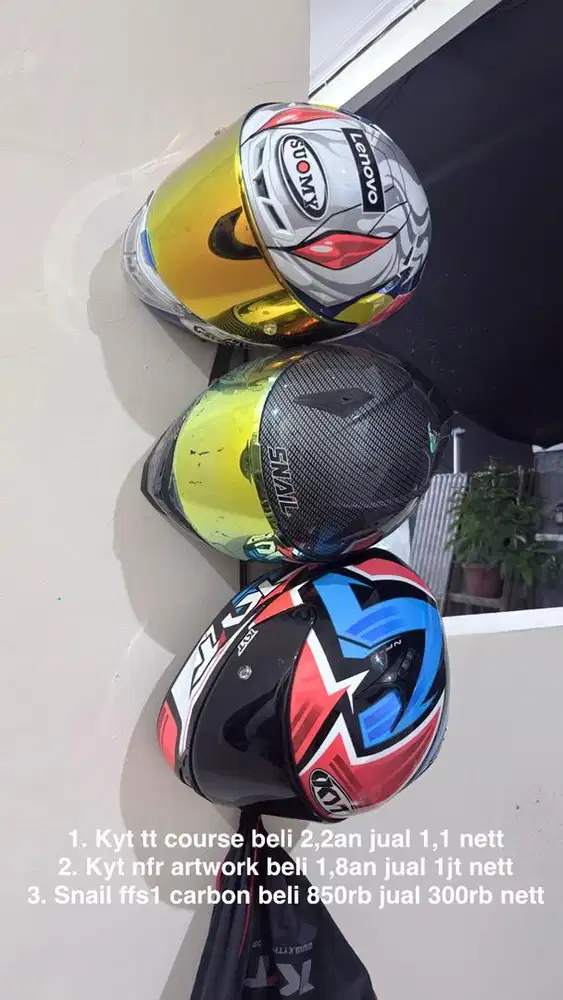 Jual helm kyt ukuran L