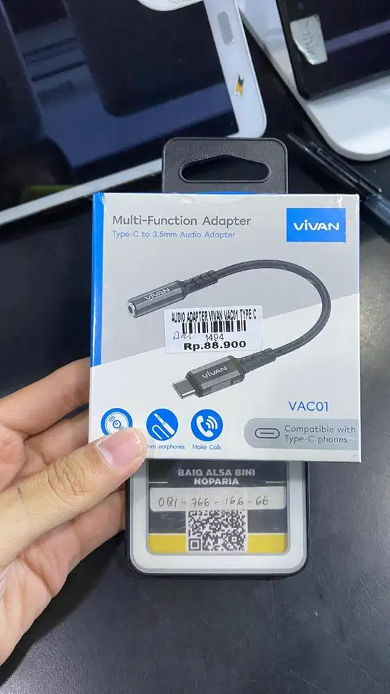AUDIO ADAPTER VIVAN VACU TYPE C