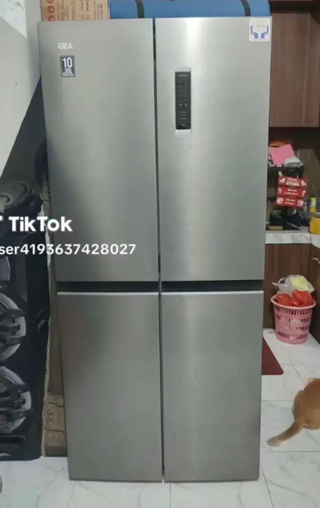 Dijual Kulkas 4 Pintu No Minus Like New Boleh Nego Merk GEA
