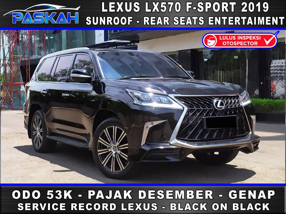 Bunga 5% GENAP Km 53rb LEXUS LX570 F SPORT 2019 LX 570 SPORT 2019