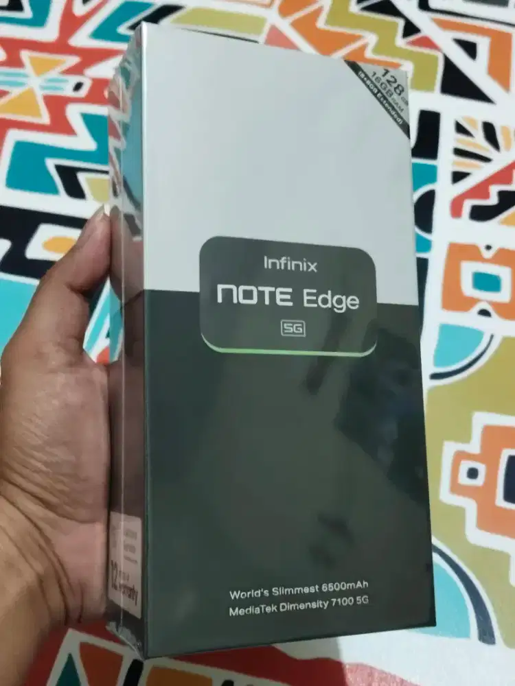 Infinix Note Edge 5G ram 8/128 baru masih segel box