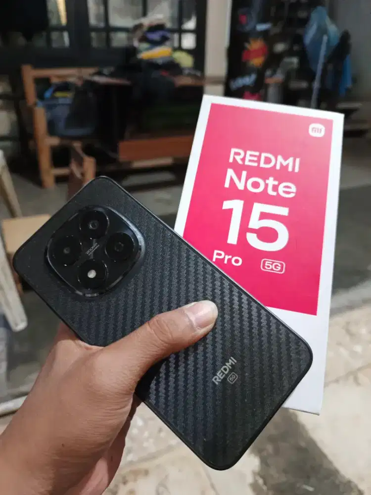 XIAOMI REDMI NOTE 15 PRO 5G BLACK 8/256GB FULLSET MULUSSS