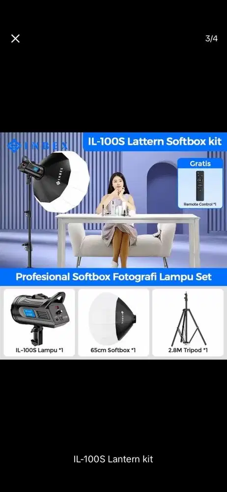 1NB3X IL-100S Lighting softbox
