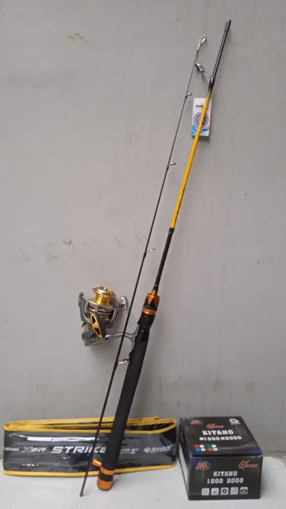 Pancing set ikan mas, harian, tambak bandeng jaer dll