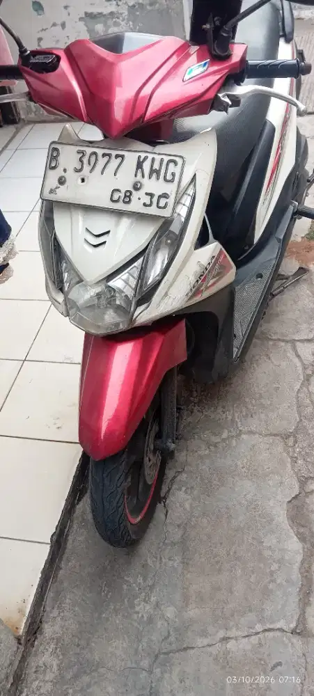 Beat 2015 pajak kelewat sok depan mati body depan pecah