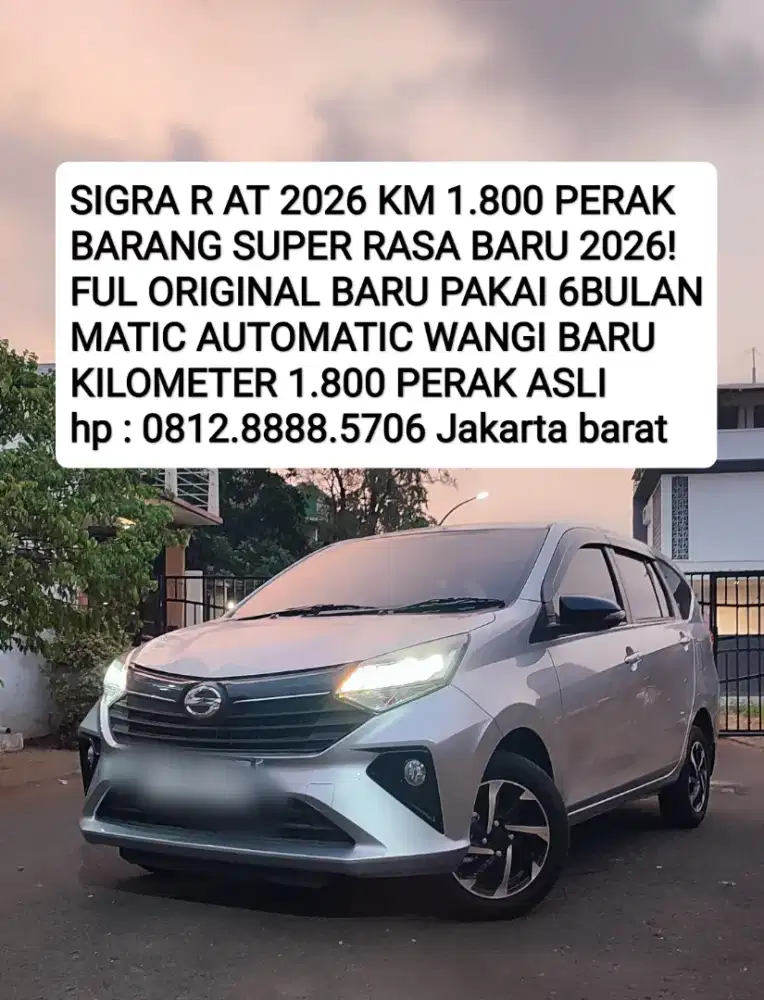 SIGRA R 2026 AT FACELIFT KILOMETER 1.800 PERAK KAYAK BARU TANPA DOSA !