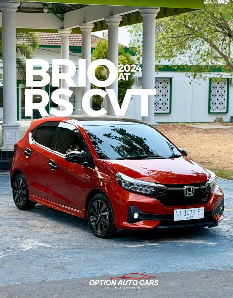 DijuaL (DP 34jt) New Brio RS CVT 2024 Automatic Ad Tgn 1 KM 19rb!