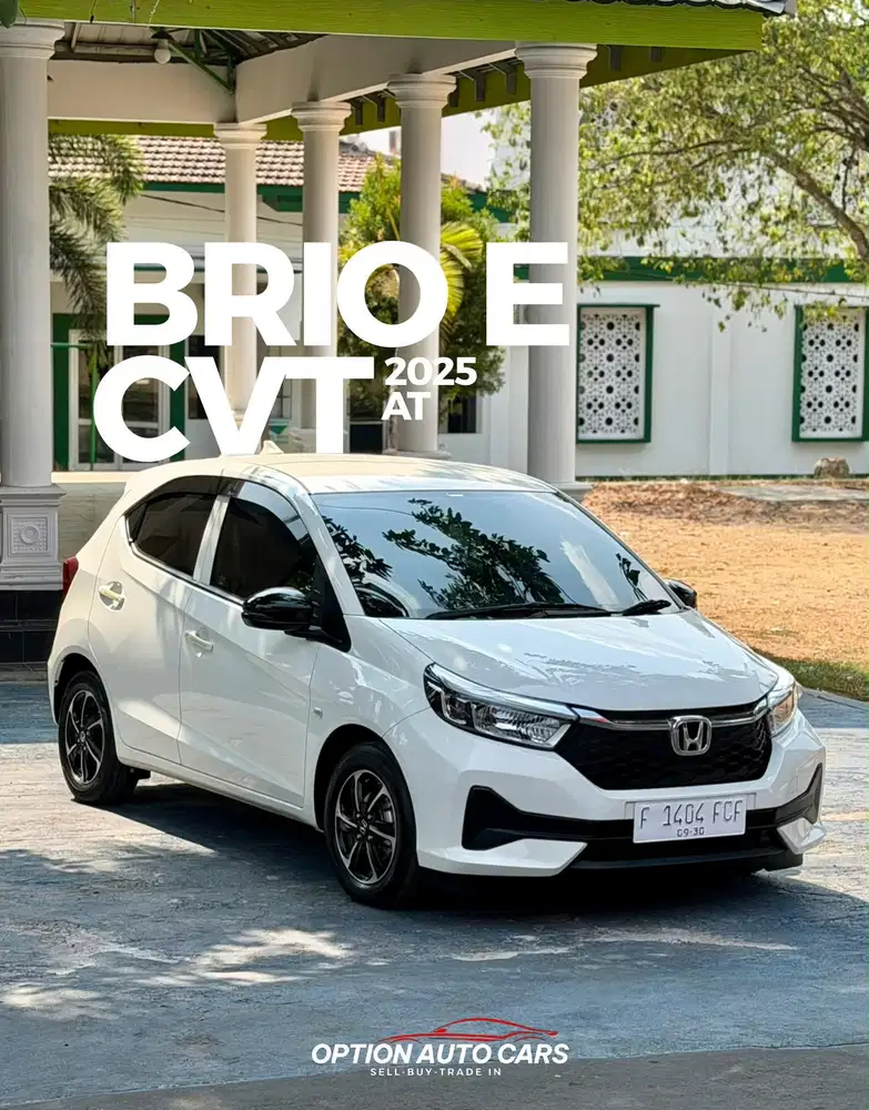 DijuaL (DP 22jt) New Brio E CVT 2025 Automatic KM 10rb!