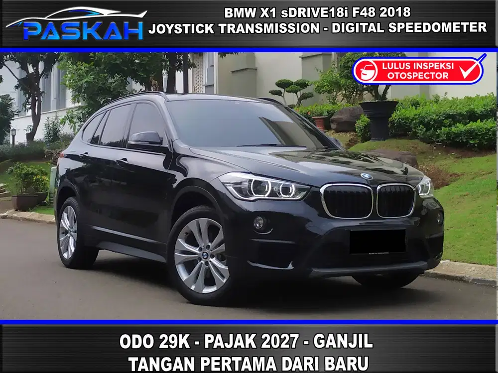 LCi FACELIFT PAJAK 2027 Odo 29k Bunga 5% BMW X1 2018  BMW  X 1 2018