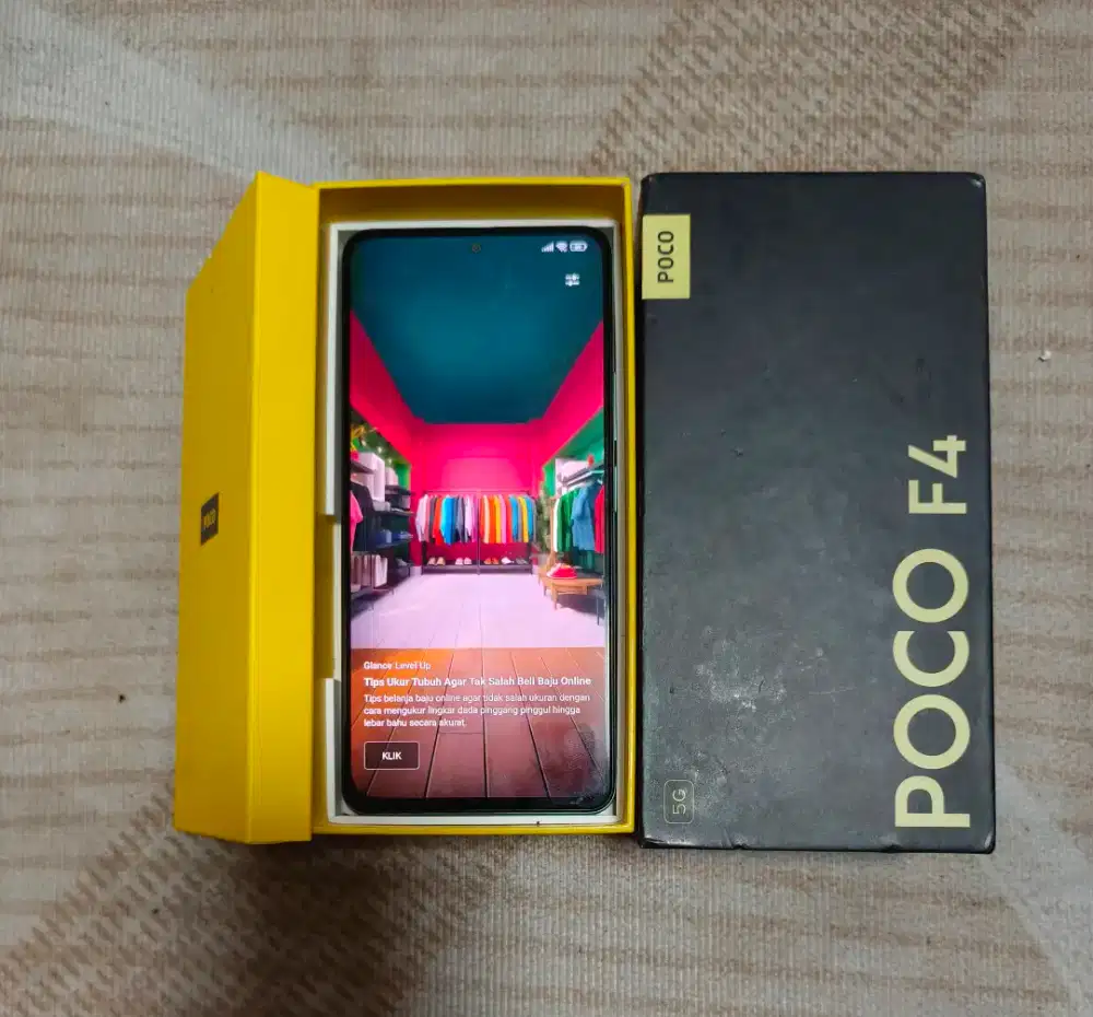 Poco F4 5G Ram 8/256GB Second Fullset