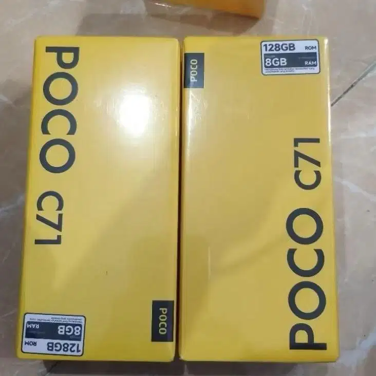 POCO C71 ram 4GB+128GB BNIB/BARU/SEGEL. GARANSI RESMI. COD SERKOT