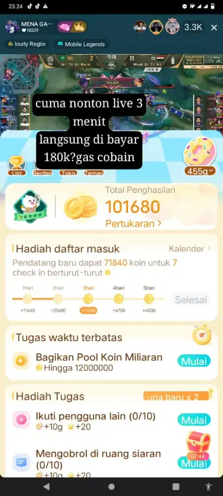 NGANGGUR?KERJA FRELANCE AJA SINI