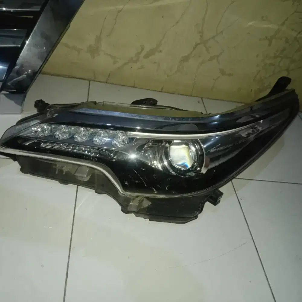 Lampu kaca depan bumper list Fortuner ori vrz 2016 copotan upgrade