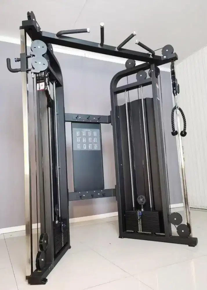 Dual pulley machine