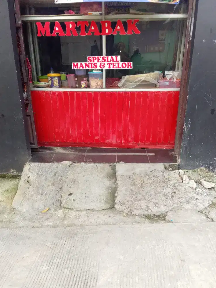 Grobak martabak plus kompor loyanh