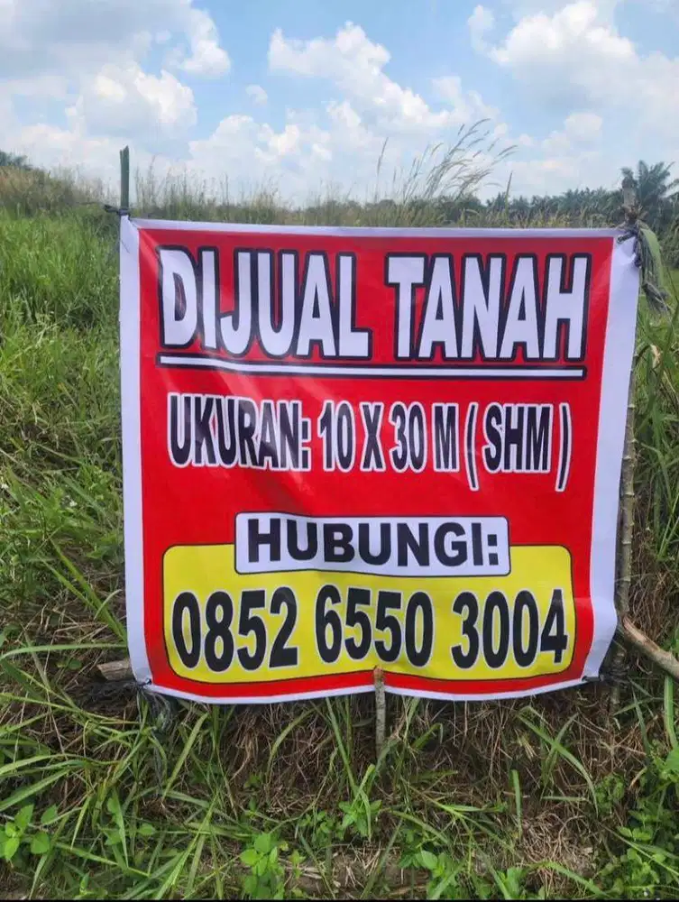 Jual cepat tanah karena mau pindah.