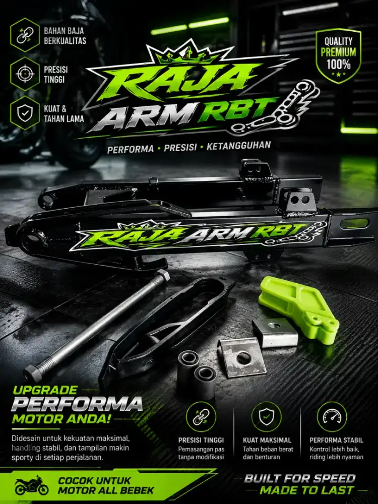ARM GTX RBT BEBEK TRAIL , TAXI GABAH cocok segala jenis motor bebek