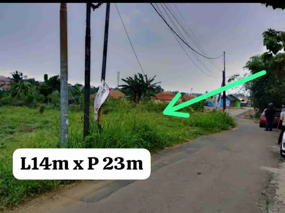 di jual tanah strategis luas 326m, bubulak bogor kota.hrg nego