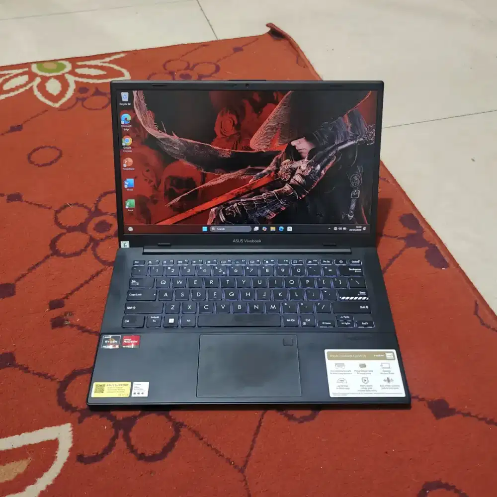 Asus Vivobook Go Ryzen 5-7520U RAM 16GB/512GB IPS Garansi Oktober 2027
