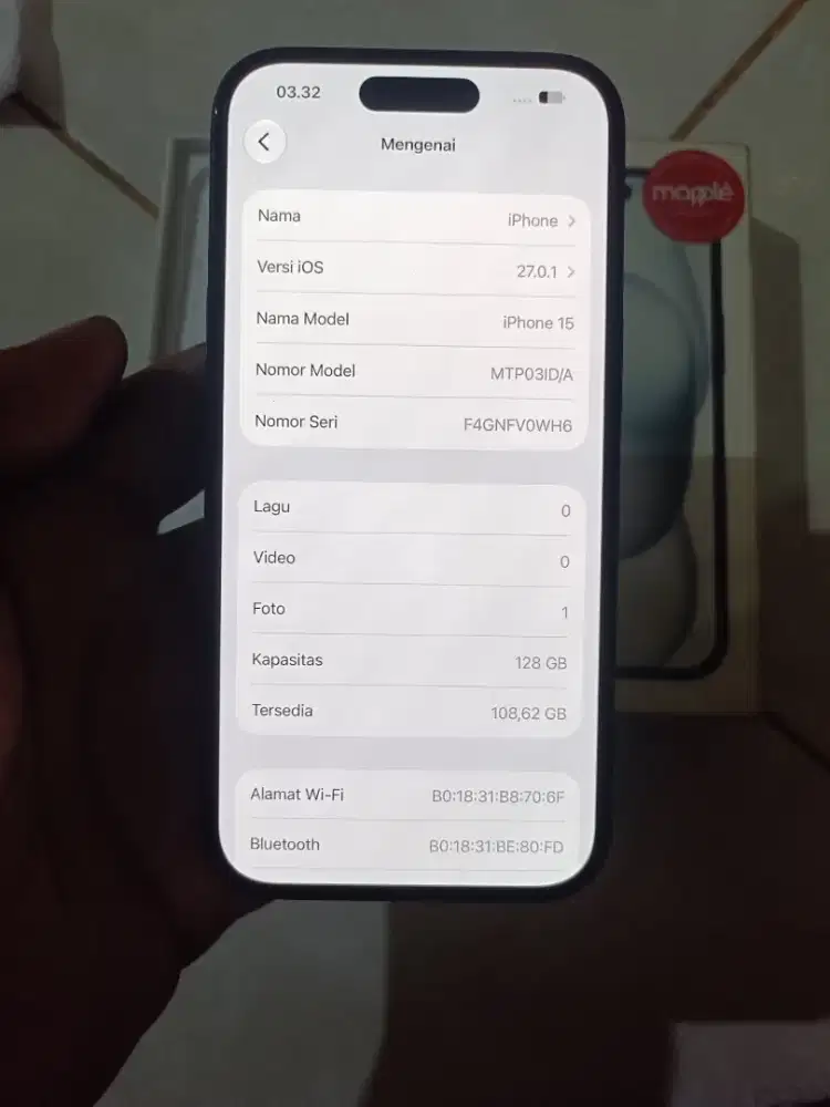 IPHONE 15 128 DIGIMAP