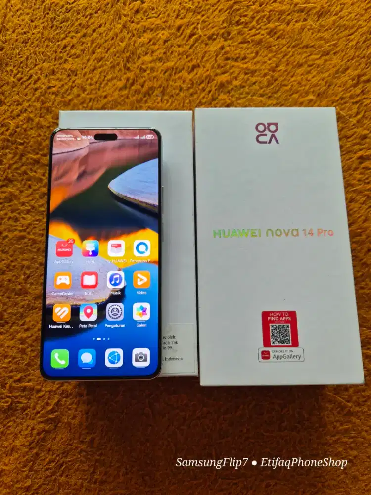 Huawei Nova14 Pro 512GB Baru 5bulan Fulset Ori Nova14pro Nova 14 14pro