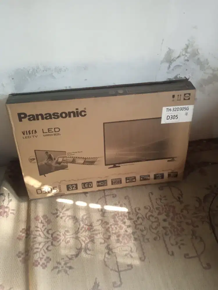 TV LED PANSONIC 32 ANALOG BELUM DIGITAL