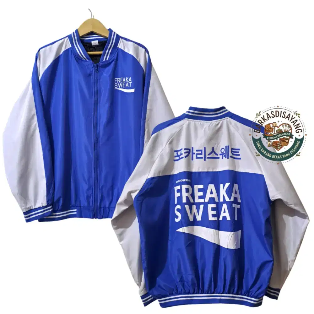 JAKET BOMBER VINTAGE FREAKA SWEAT UNISEX SIZE 2XL