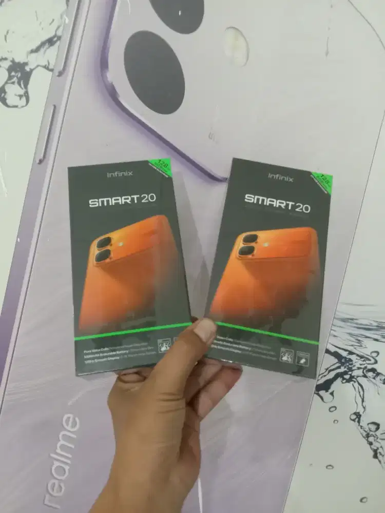 [ Fast respon WA ] Infinix Smart 20 4+4/128 Garansi resmi 1thn