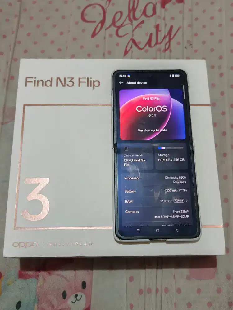 Oppo Find N3 Flip 12/256 Mulus Fullset