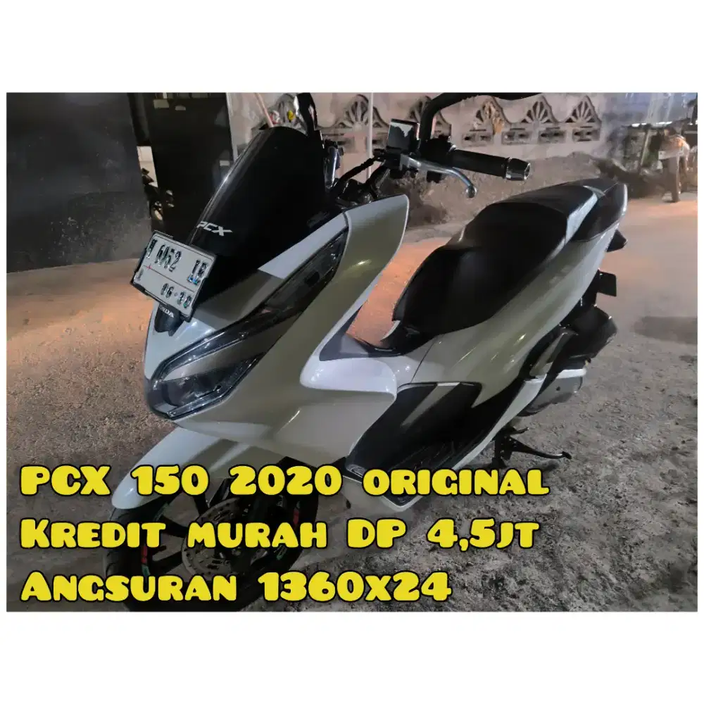 PCX 150cc 2020 silver CBS km50rb original