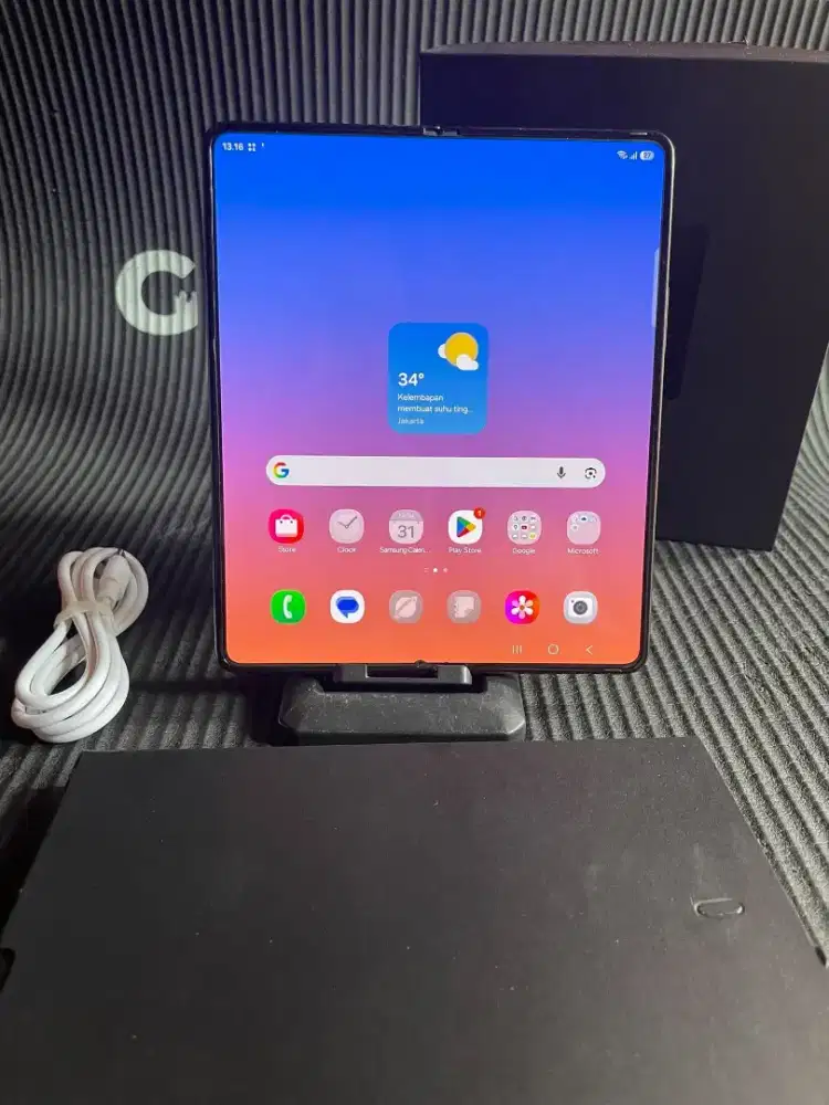 Samsung galaxy Z fold 5 resmi sein Ram12/1Tb fulset  normal bisa tt
