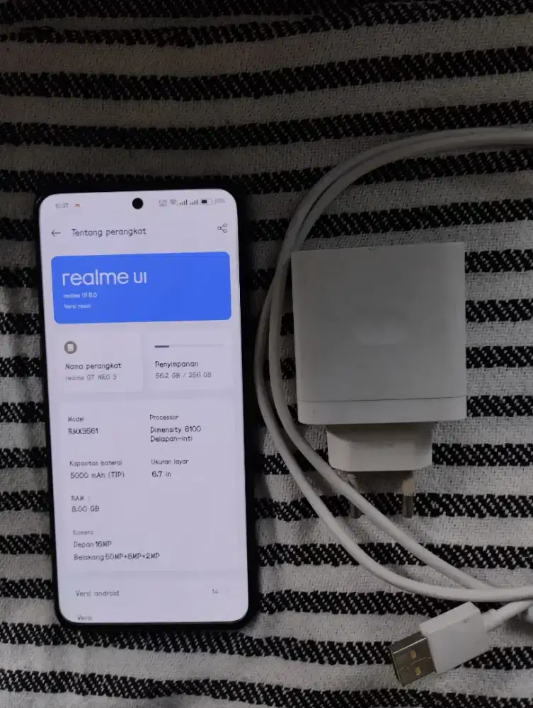 Realme gt neo 3 256/8 80 WATT